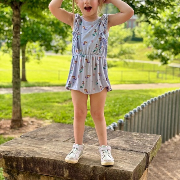 Kyte Bubble Romper in Mermaid (4T) - Picture 2 of 5